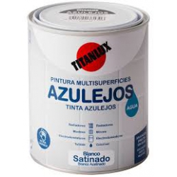 Esmalte azulejos al agua blanco satinado 750 ml