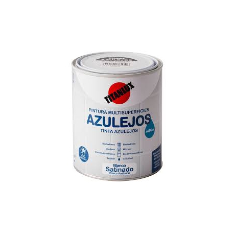 Esmalte azulejos al agua blanco satinado 750 ml