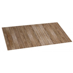 Alfombra vinilica 50 x 110 wood gris