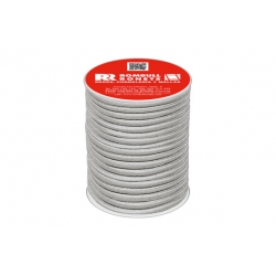 Cuerda elastica latex blanca 8mm-25mt