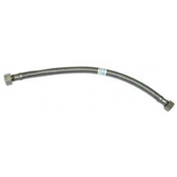 Conexion flexible acero inox macho 3/8 - hembra 1/2 - 25 cm