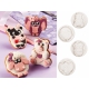 Cortador de galletas con expulsor set animales