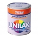 Esmalte al agua unilak titan satinado blanco 750 ml
