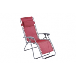 Sillon relax plegable fibreline alco cojin rojo