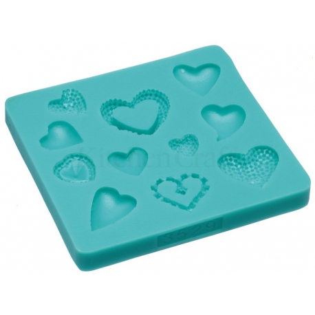 Plantilla silicona fondant 9494-corazon