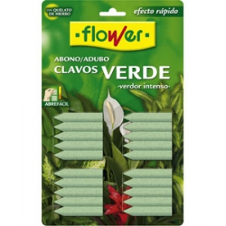 Abono clavos verdes flower 20 unidades