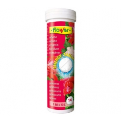 Abono nutrisol flower energy tablet geranios y plantas con flor