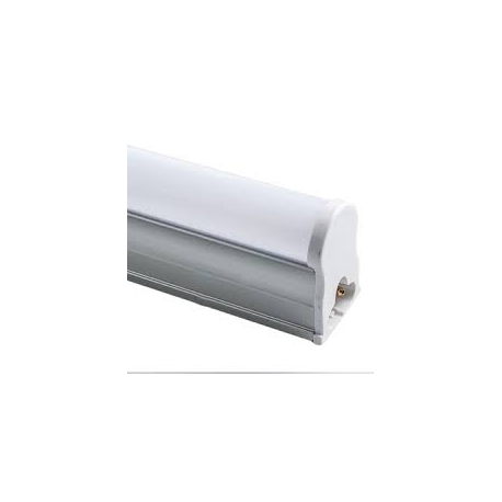 Regleta led con difusor matel 27 cm 6w luz fria led incluido color aluminio