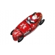 Caja metalica coche rojo santa claus