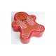 Caja metalica gingerbreadman grande