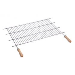 Parrilla recortable zinc mango madera 82-102 cm