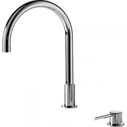 Monomando lavabo repisa tres exclusive study 373mm cromo 26110501