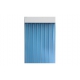 Cortina de puerta cinta 90x210 duero azul cristal