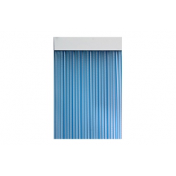 Cortina de puerta cinta 90x210 duero azul cristal