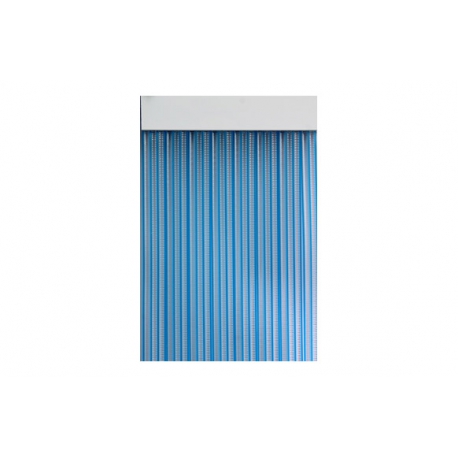 Cortina de puerta cinta 90x210 duero azul cristal