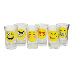 Vaso chupito emoji 6 piezas