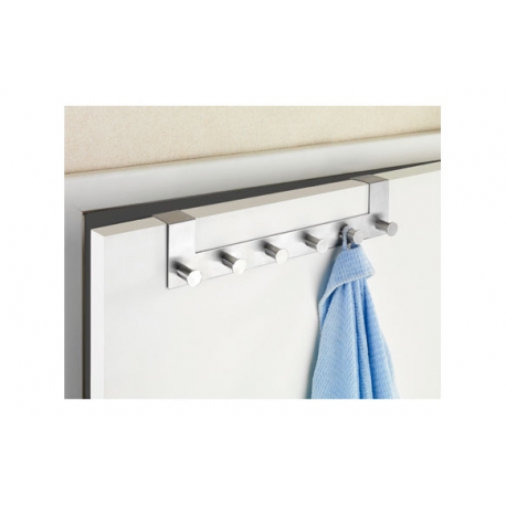 ⇒ Percha para puerta inoxidable celano 6 pomos ▷ Precio