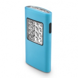 Linterna led doble posicion 16+3 leds colores surtidos
