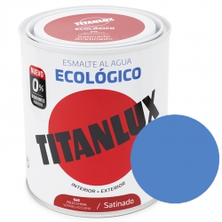 Esmalte al agua ecologico 750 ml titanlux 541 - azul indigo