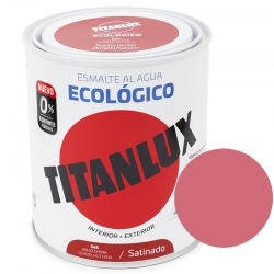 Esmalte ecologico al agua 750 ml titanlux 553 - rojo coral