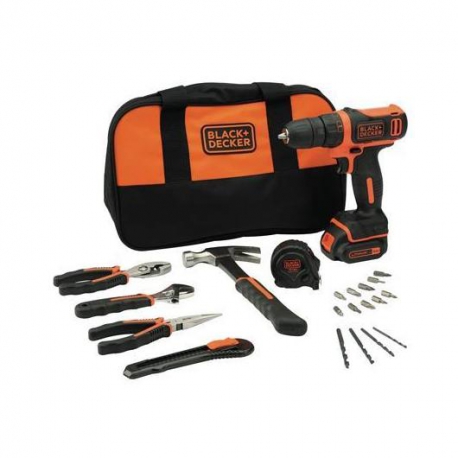 Taladro bateria black&decker 10,8 v 1.5ah kit