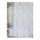 Cortina de baño espiral poliester 180 x 200 plata