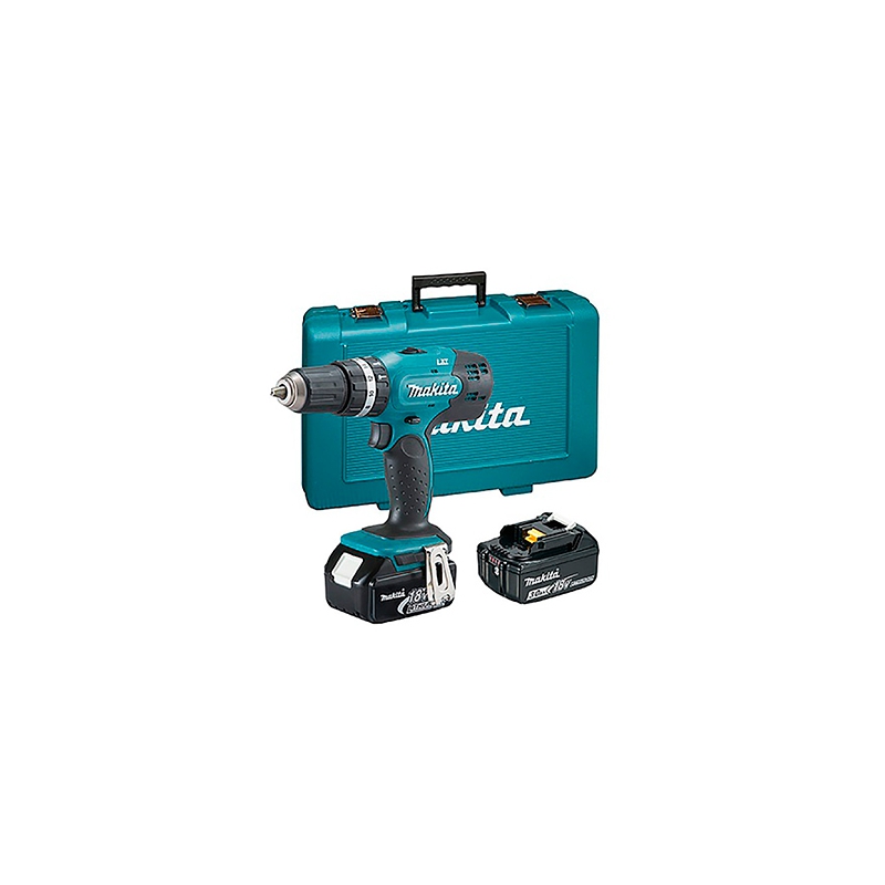 ⇒ Taladro percutor a bateria makita dhp453rfe 18v 3.0ah 2 baterias ▷  Precio. ▷ Comprar con los Mejores Precios. Ofertas online