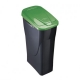 Cubo con tapa ecobin 25 l verde