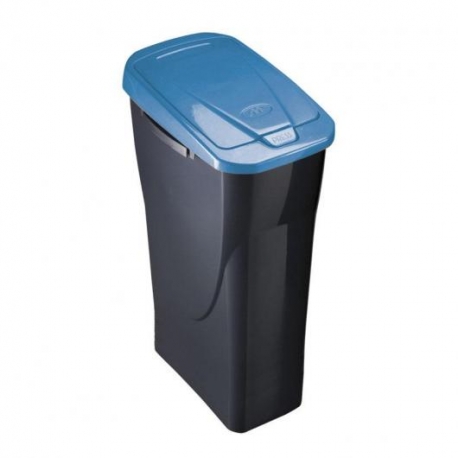 Cubo con tapa ecobin 25 l azul