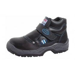 Bota seguridad panter fragua velcro plus s3 negro talla 43