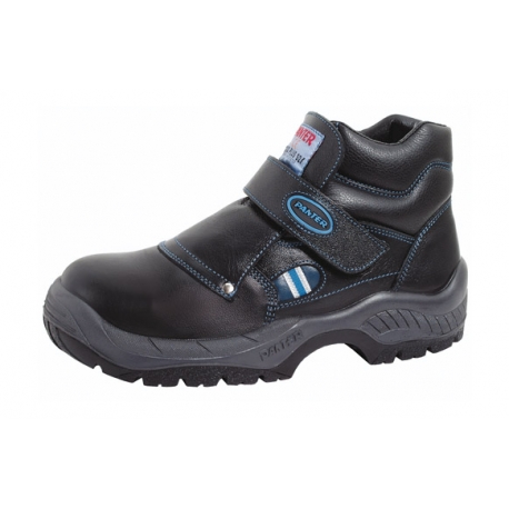 Bota seguridad panter fragua velcro plus s3 negro talla 43