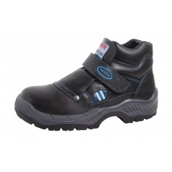 Bota seguridad panter fragua velcro plus s3 negro talla 44