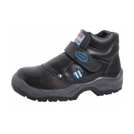 Bota seguridad panter fragua velcro plus s3 negro talla 45