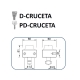 Cierre lyf pd-cruceta para puertas metalicas enrollables llave puntos