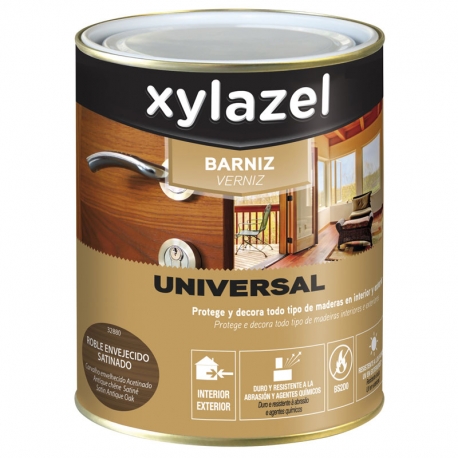 Barniz universal xylazel satinado caoba 750 ml