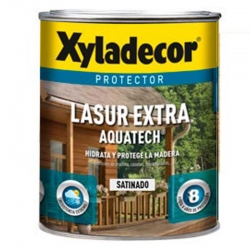 Protector lasur extra xyladecor aquatech satinado nogal 750 ml