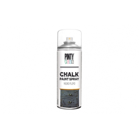 Pintura spray pintyplus chalk negro plomo 520 cc