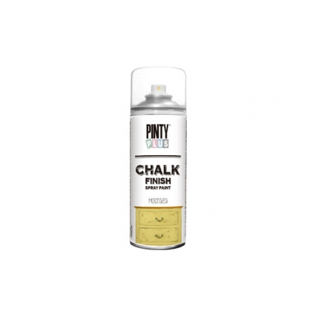 Pintura spray pintyplus chalk amarillo mostaza 520 cc