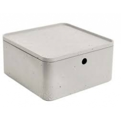 Caja ordenacion l 8,5l gris cemento