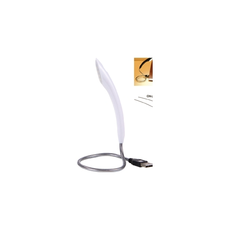 Lampara escritorio flexible usb touch colores surtidos