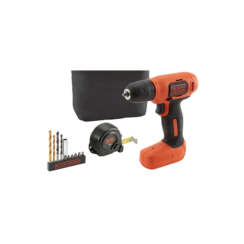 Atornillador Black & Decker BDCD8 Compacto Taladro 7,2 V – Marvic Industries