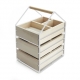 Organizador joyas madera metal