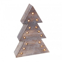 Arbol madera nordica con luz grande