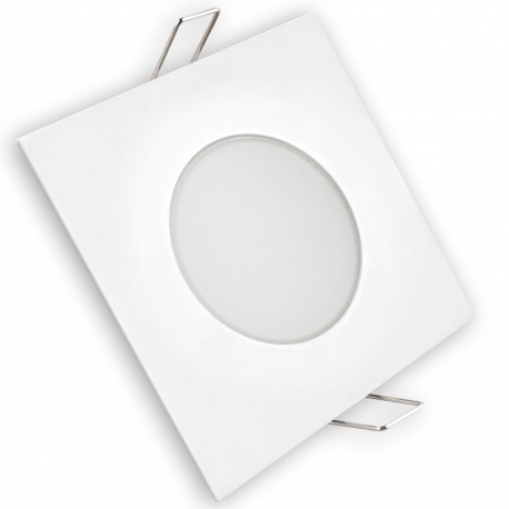 Aro led estanco ip65 8w matel cuadrado blanco fria