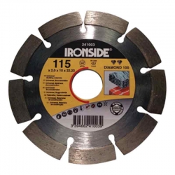 Disco de diamante ironside obra115x2x10 mm