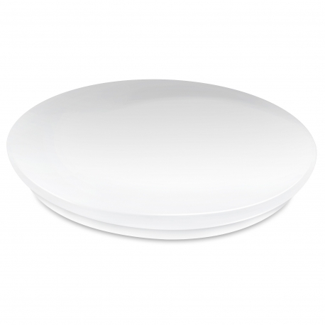 Aplique led redondo extraplano matel 24w luz fria 31.5x6 cm