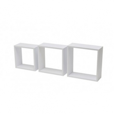 Estante cubo 3tc kit 3 uds blanco