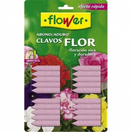 Abono clavos para flores flower 20 unidades