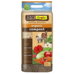 Substrato compost flower organico caballo y oveja