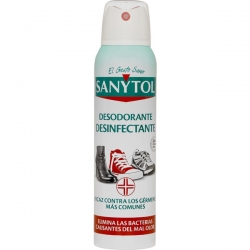 Limpiador desinfectante sanytol desodorante calzado 150ml